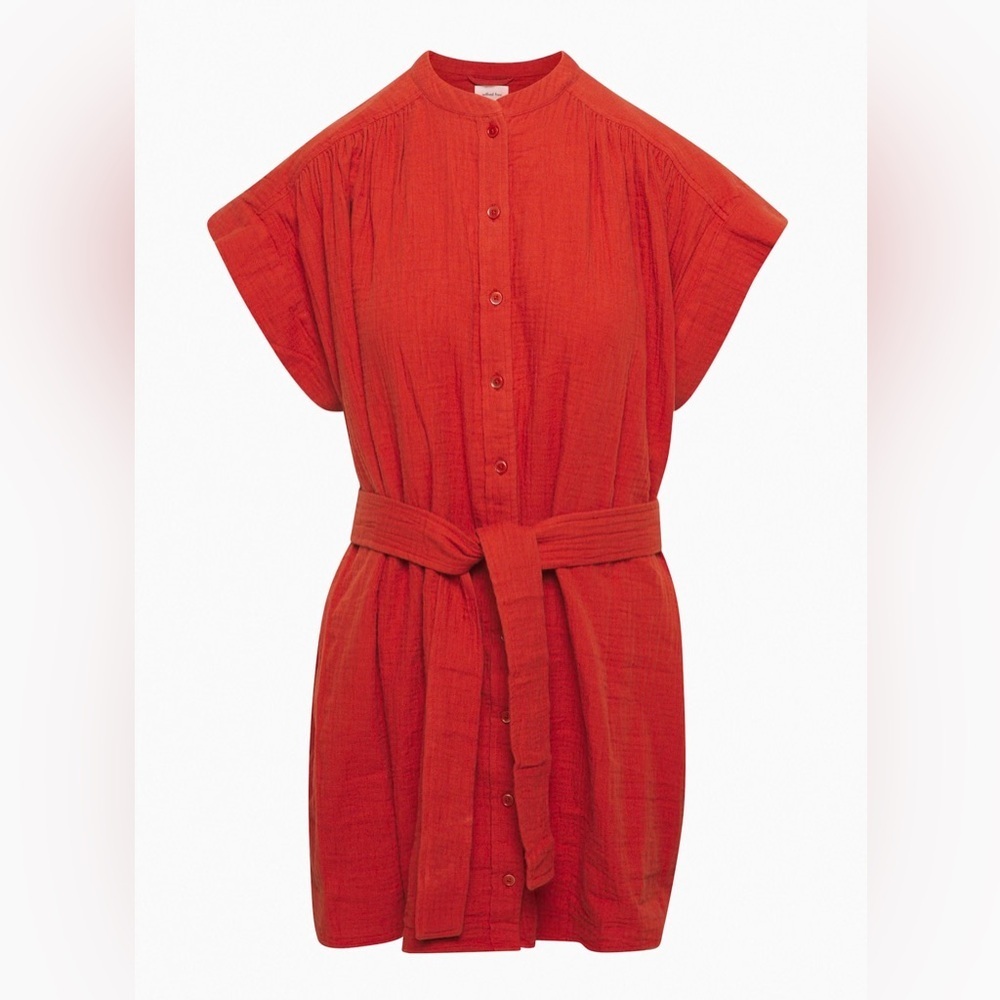 NWT Wilfred Tahoe Dress Copper Red - Missing Belt - Picture 1 of 11